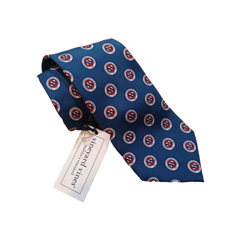 NWT Vineyard Vines Custom Collection Buckley Country Day School Necktie Silk